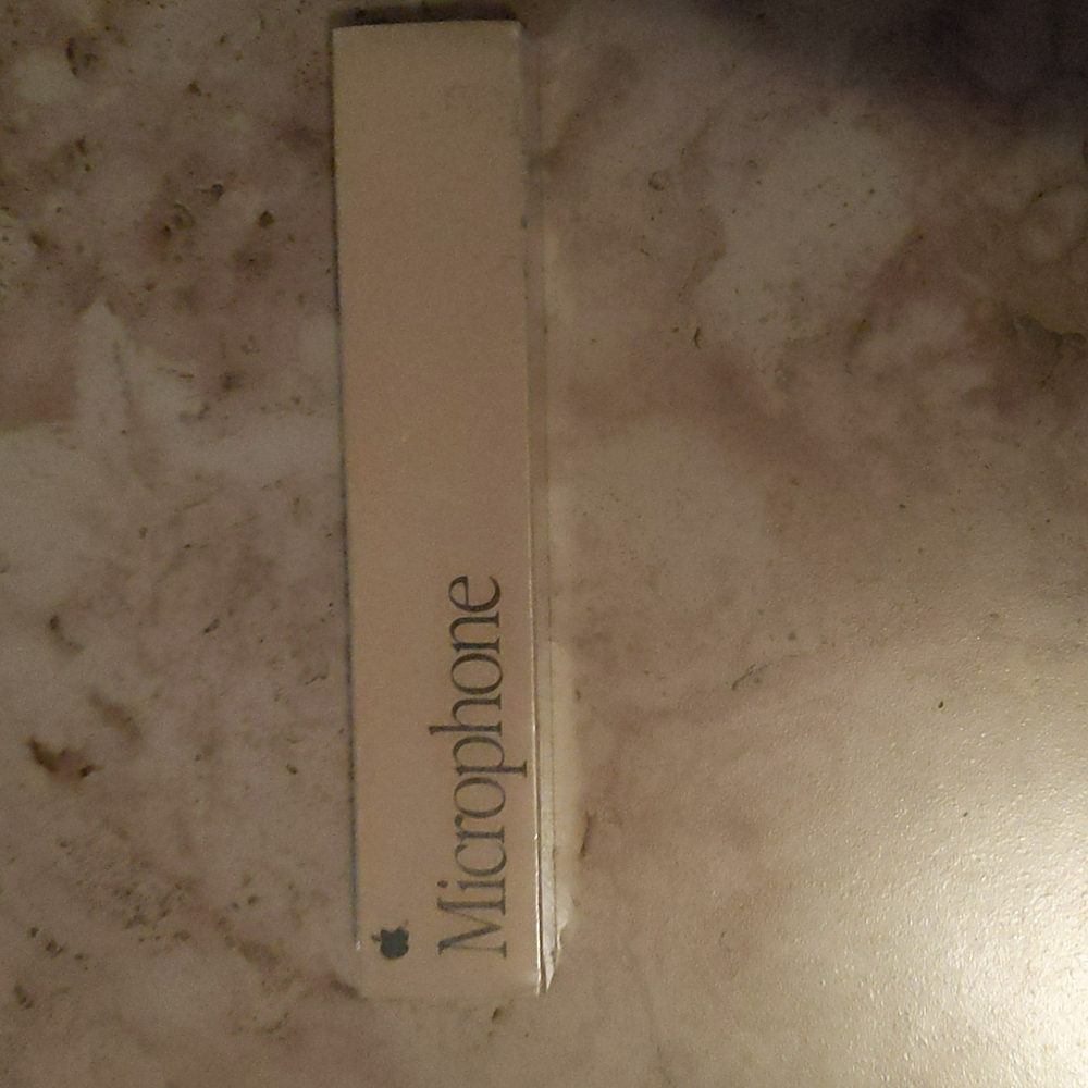 Vintage Apple Microphone